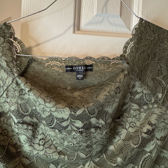 I don’t use anymoree Guess Tops Medium size Olive Green color - Picture 2 of 5